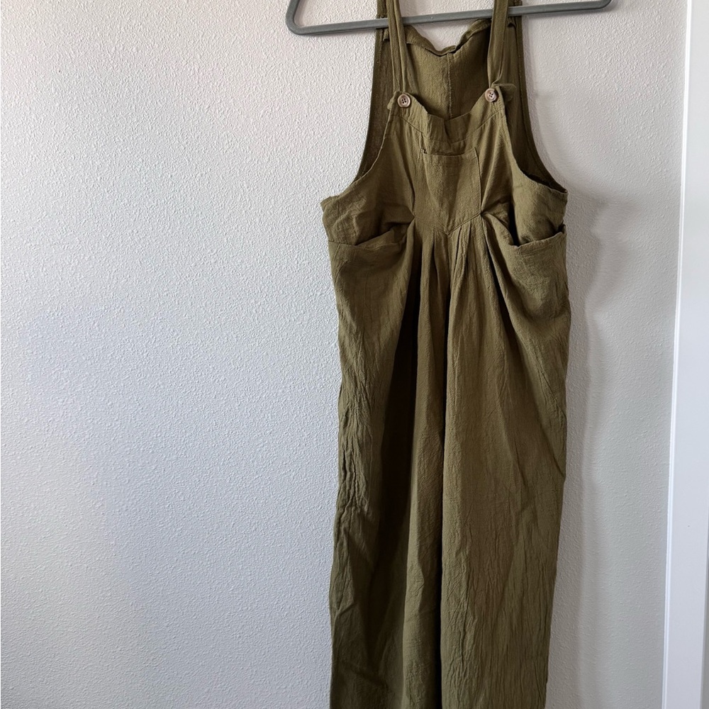 Olive Green Women's Jumpsuit